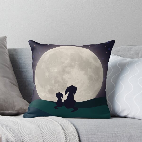 Item preview, Doggies Under the Pale Moonlight designed and sold by vindorious.