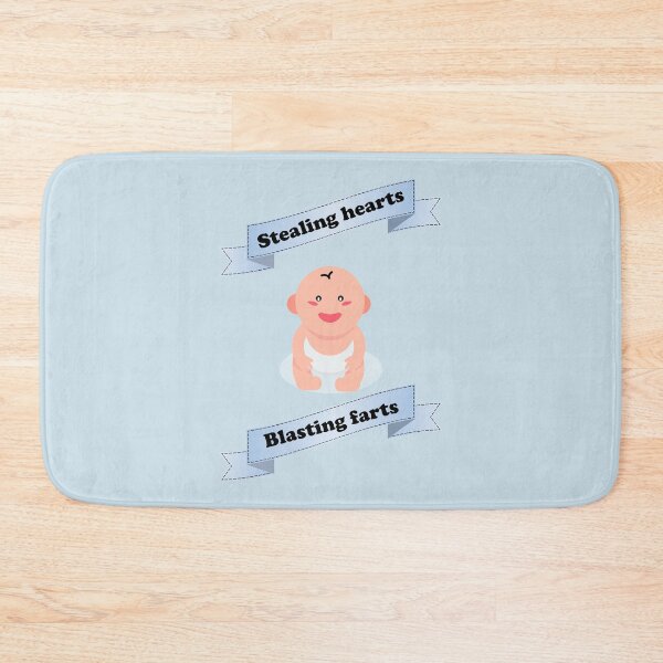 Item preview, Stealing hearts and blasting farts cute baby blue banner designed and sold by Deegital18.