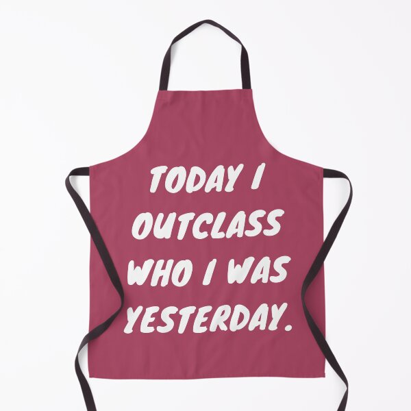 Item preview, Today I Outclass Who I Was Yesterday: Pink Selection designed and sold by Intuitive Engines Apparel Co..