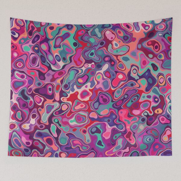 Item preview, Colorful Abstract Liquid Effect Pattern designed and sold by Aysel's Designs.