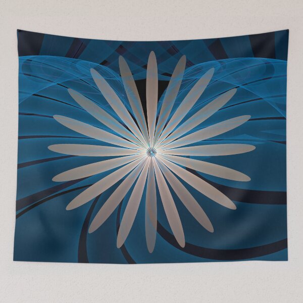 Item preview, Fractal Flower White Gerber Daisy designed and sold by IssyDesigns.