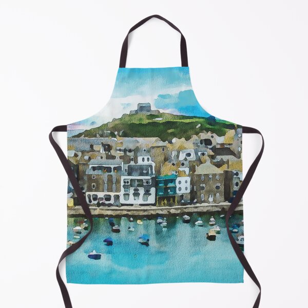 Item preview, St. Ives harbour in Cornwall UK. Watercolour effect designed and sold by Gerald Waters.