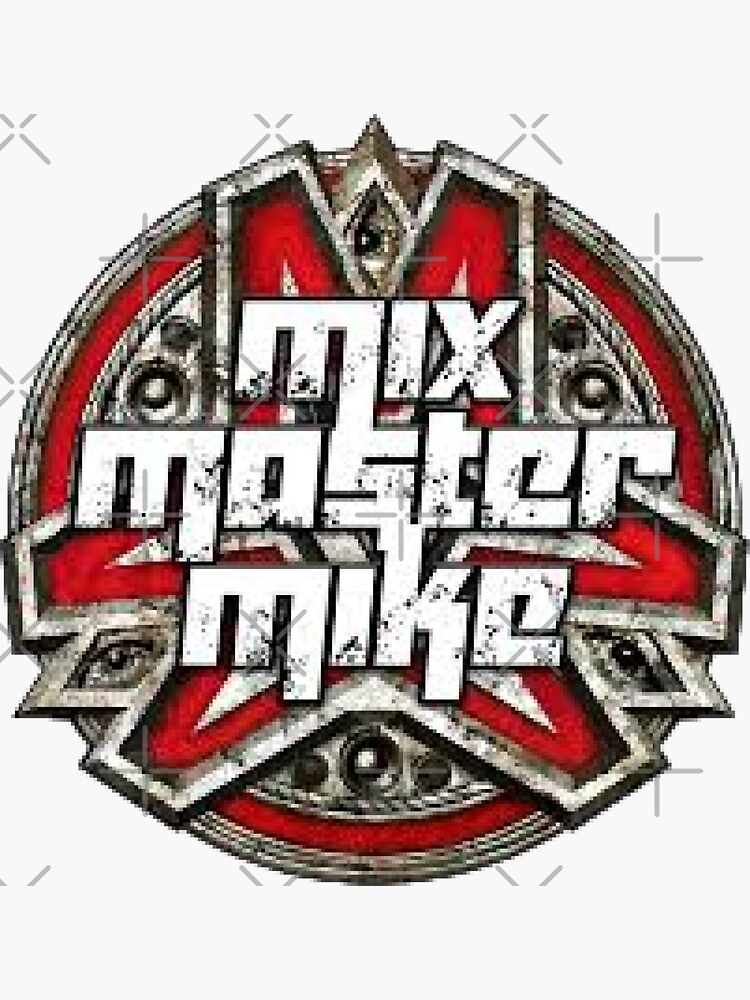 "Mix Master Mike" Sticker for Sale by zarface Redbubble