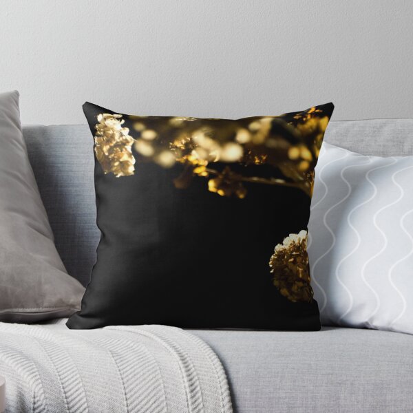 Flowers in the Night Throw Pillow