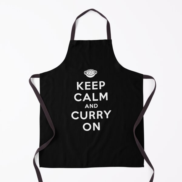 Keep Calm and Curry On Apron