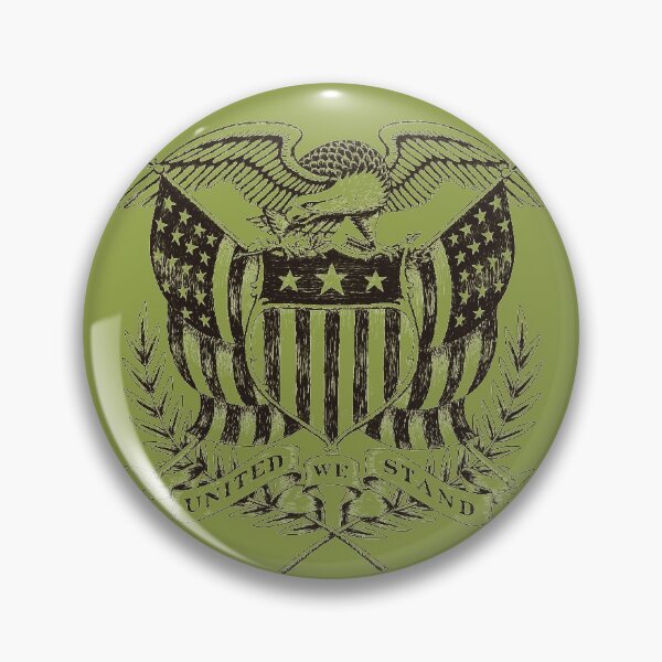 Artikelvorschau, Vereint stehen wir Weißkopfseeadler-amerikanisches Flaggen-Schild entworfen und verkauft von 461VCC.