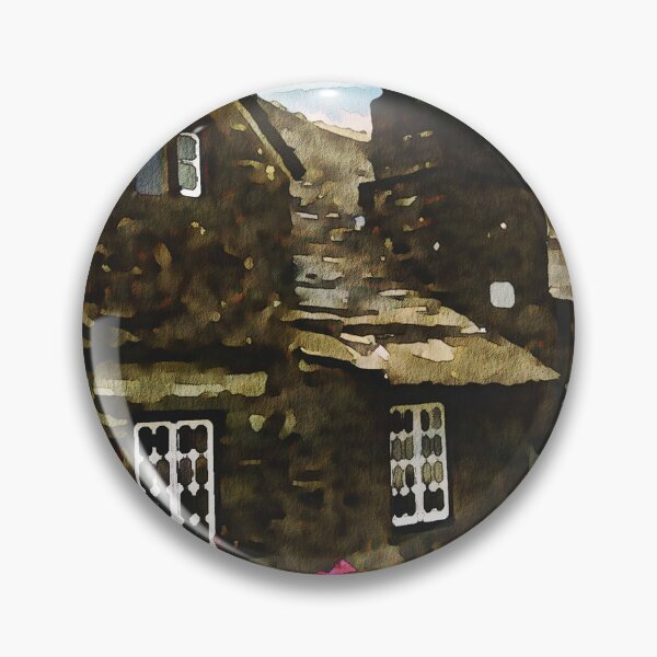 Artikelvorschau, Tintagel Post in Cornwall UK, Aquarelleffekt. entworfen und verkauft von Gerald Waters.