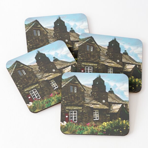 Item preview, Tintagel post office in Cornwall UK, watercolour effect. designed and sold by Gerald Waters.