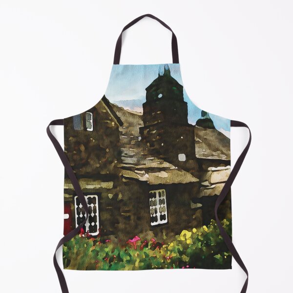 Item preview, Tintagel post office in Cornwall UK, watercolour effect. designed and sold by Gerald Waters.