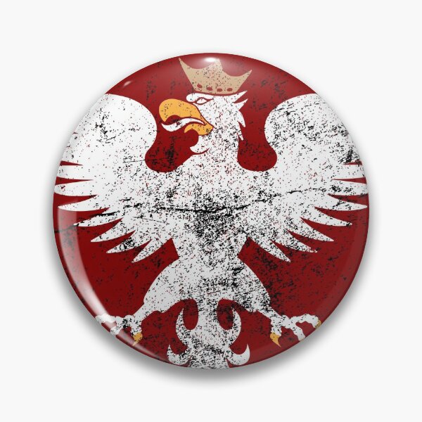 Item preview, Vintage Polish Eagle, Polish Historic Coat of Arms, Polands Grunge Classic Style Eagle designed and sold by PolishDesigns.