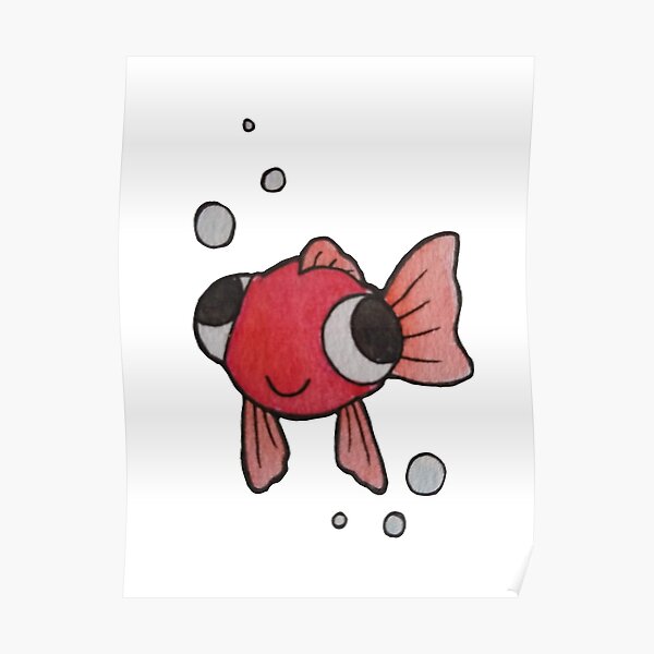 Poster Ponyo Redbubble