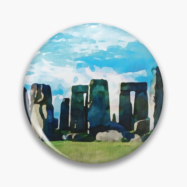 Item preview, Stone Henge monument in Somerset England. Watercolour effect. designed and sold by Gerald Waters.