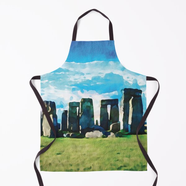 Item preview, Stone Henge monument in Somerset England. Watercolour effect. designed and sold by Gerald Waters.