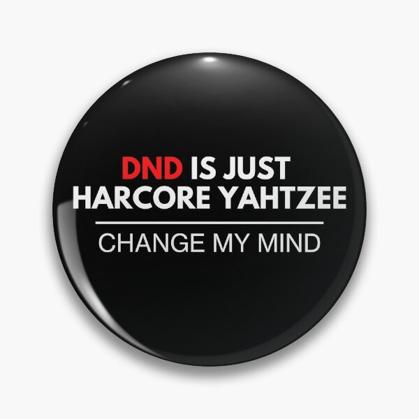 Item preview, "DnD Is Just Hardcore Yahtzee" Funny D&D Print designed and sold by ToplineDesigns.