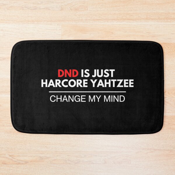 Item preview, "DnD Is Just Hardcore Yahtzee" Funny D&D Print designed and sold by ToplineDesigns.