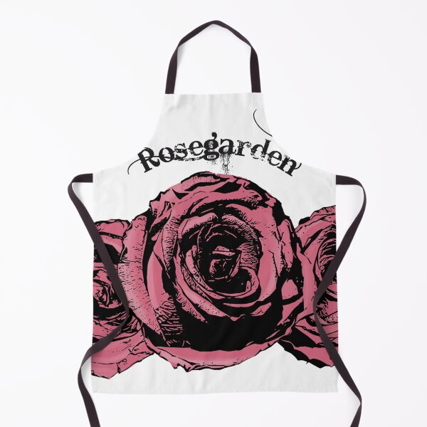 Item preview, Retro roses with lettering "Rosegarden" designed and sold by U-WESTDESIGN.