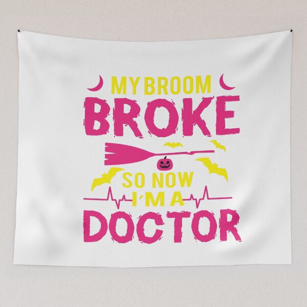 Item preview, Mi escoba se rompió, así que ahora soy médico. designed and sold by JobaBreezy.