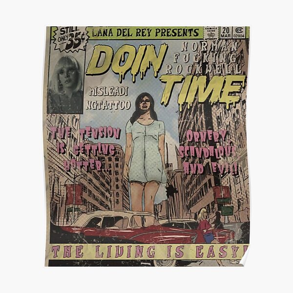 Doin 'Time Lana Art Poster