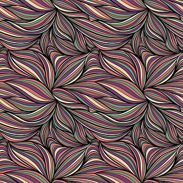 Artwork thumbnail, Abstract Waves by pixiepatterns