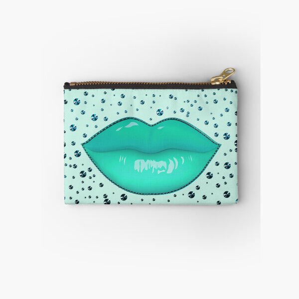 Item preview, Lipstick turquoise makeup kiss mouth pastel designed and sold by GlamourChick.
