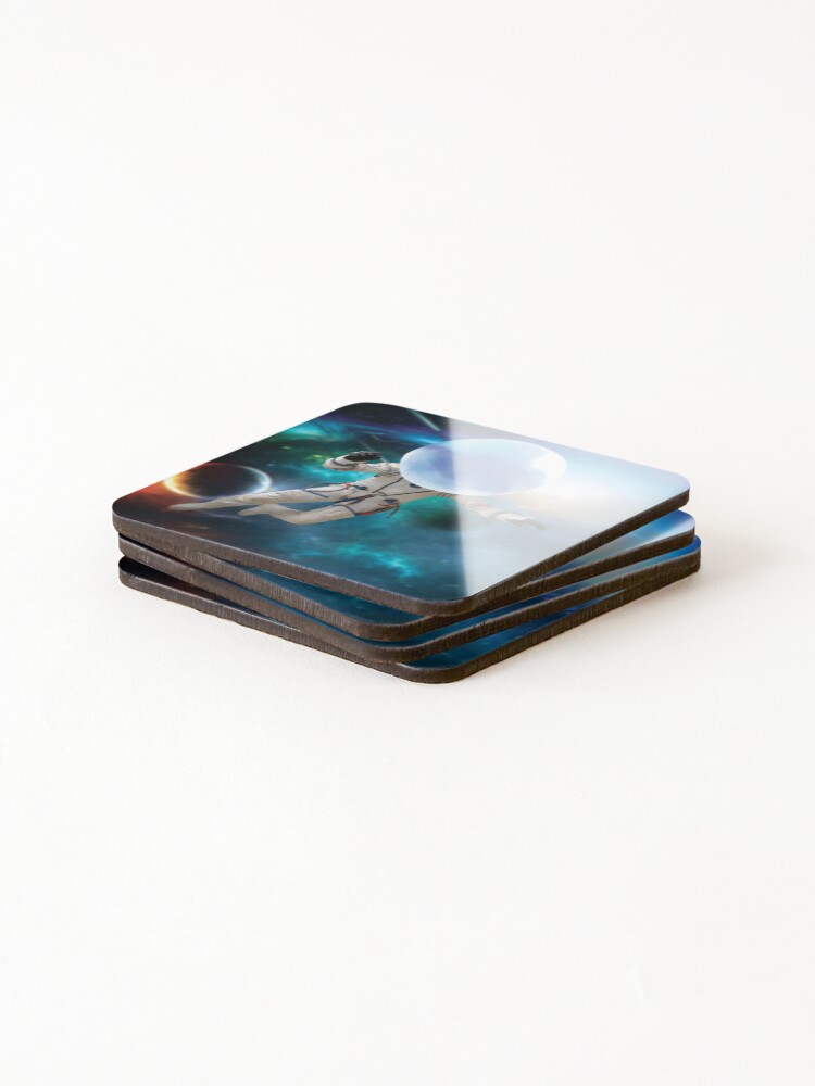 Thumbnail 4 of 5, Coasters (Set of 4), Out In Space designed and sold by IrisDesign20.