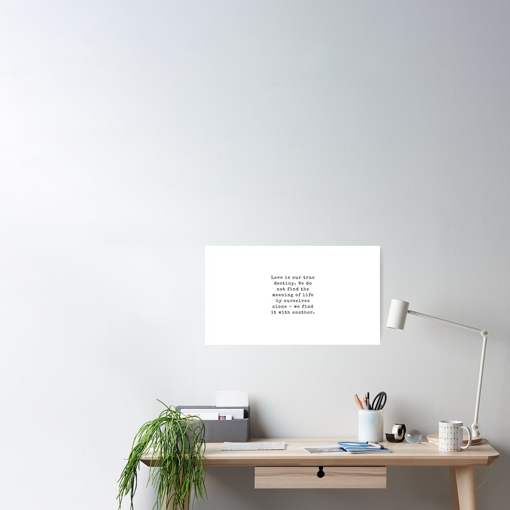 Poster Citation De Thomas Merton Par Artsybooklover Redbubble