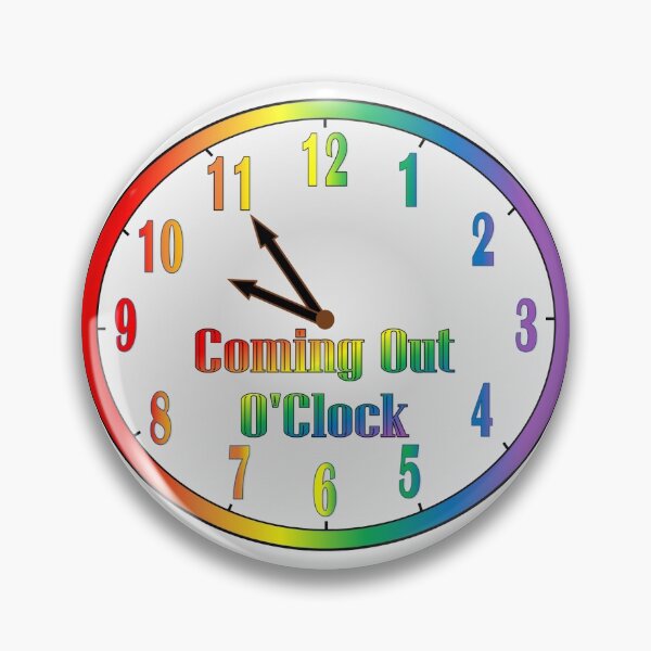 Item preview, Coming Out O'Clock Pride LGBT Graphic designed and sold by alex96207.