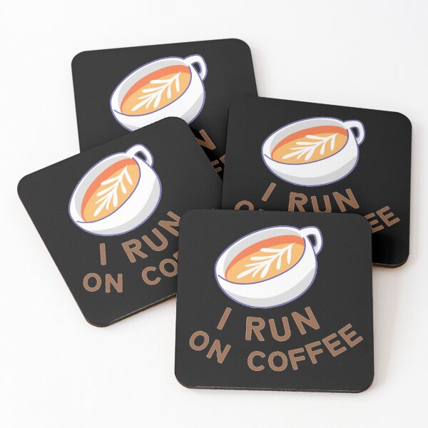 Item preview, I Run on Coffee (Black) designed and sold by mydoodlesateme.