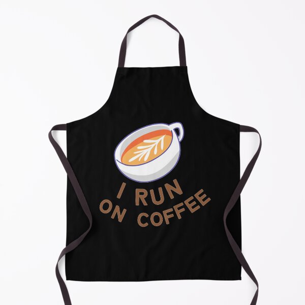 Item preview, I Run on Coffee (Black) designed and sold by mydoodlesateme.