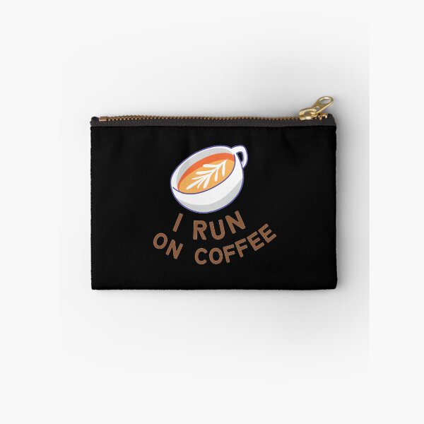 Item preview, I Run on Coffee (Black) designed and sold by mydoodlesateme.
