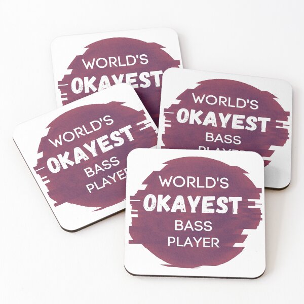 Item preview, World's Okayest Bass Player designed and sold by sherwinc.
