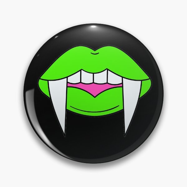 Item preview, Radioactive Green lips fang mouth for Halloween designed and sold by Rabbitti.