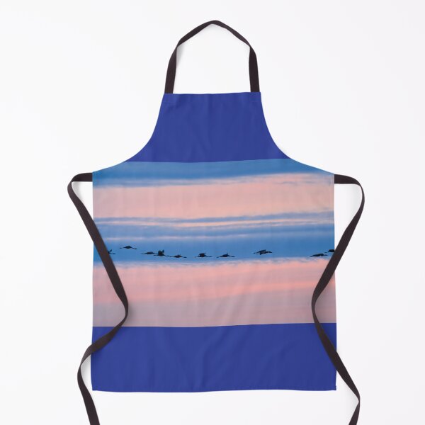 Item preview, Lined on blue. Evening of the cranes designed and sold by Jouko Lehto Photography.