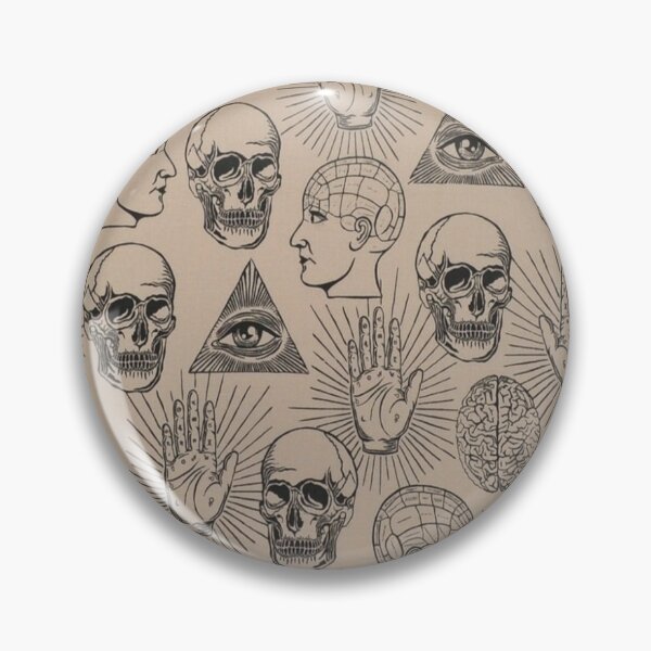 Item preview, Halloween Pyramid Palm Skull Design designed and sold by OrangeYaHappy.
