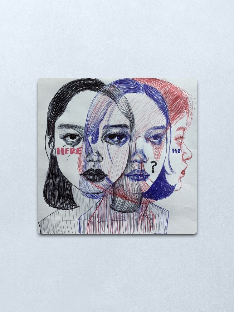 Alternate view of identity Metal Print