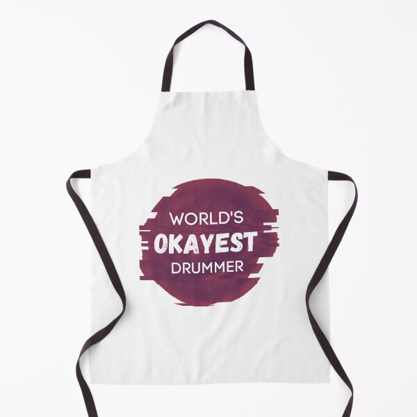 Item preview, World's Okayest Drummer designed and sold by sherwinc.