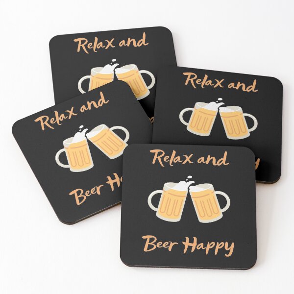 Item preview, Relax and Beer Happy designed and sold by Colorful Misfits.