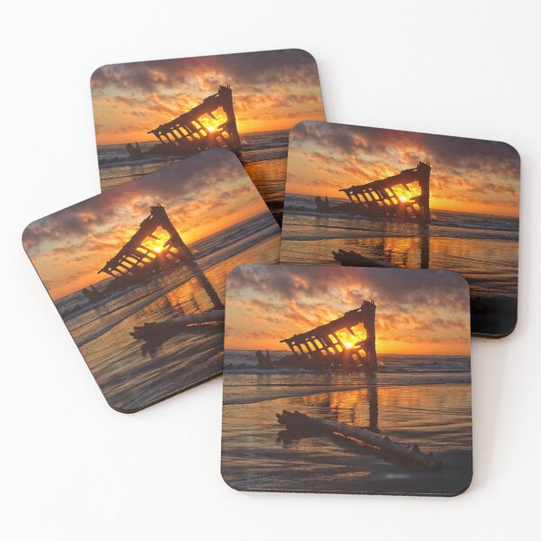 Item preview, Sunset At The Wreck Of The Peter Iredale designed and sold by Jason H. Day.
