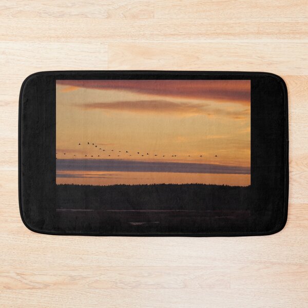 Item preview, Over the Puurijärvi under the evening sky. Evening of the cranes designed and sold by Jouko Lehto Photography.