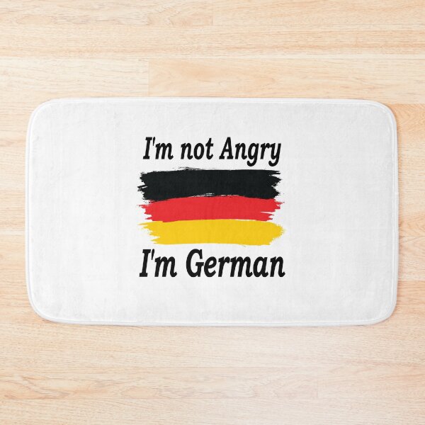 Item preview, I'm Not Angry I'm German, Germany flag, Best Friend Gift, Funny Humor designed and sold by Islanr.