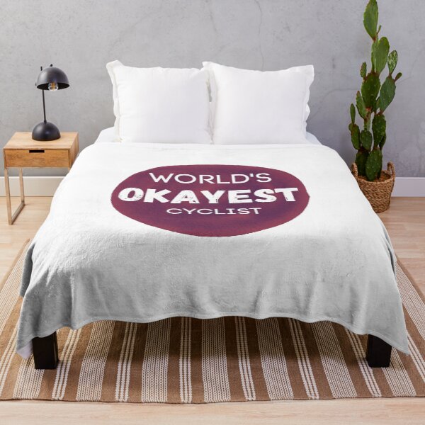 Item preview, World's Okayest Cyclist designed and sold by sherwinc.