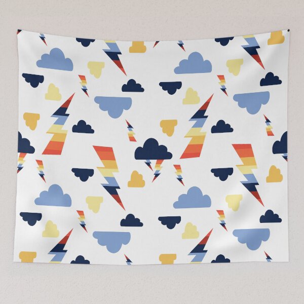 Item preview, Retro Lightning Bolt Pattern designed and sold by jenniferLoree.
