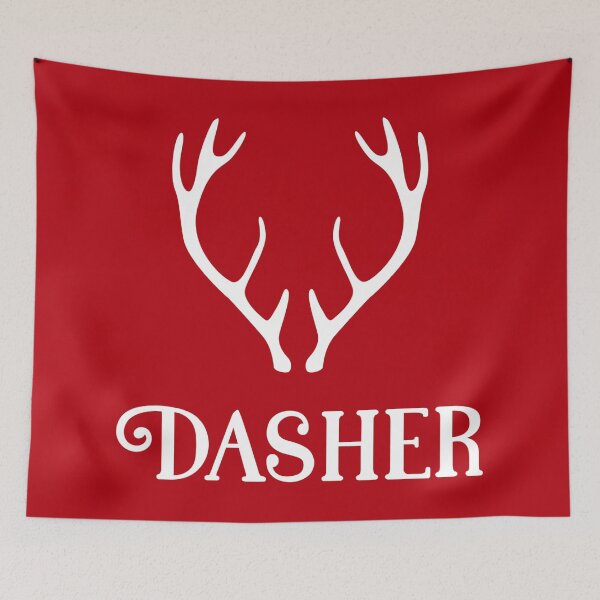 Artikelvorschau, Dasher Reindeer Weihnachtsdesign entworfen und verkauft von CoolYule.