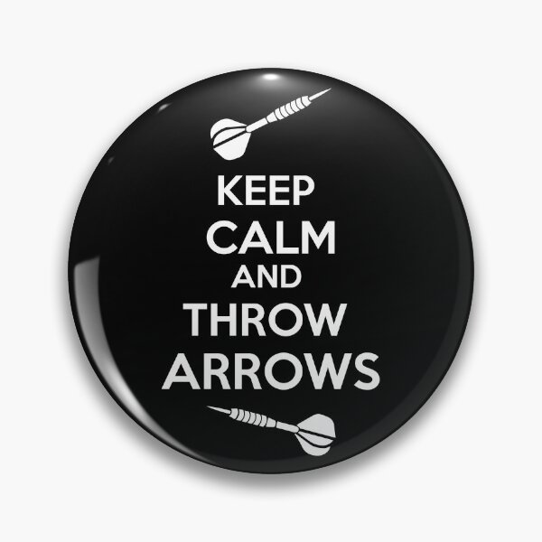 Item preview, Keep calm and throw arrows (dark coloured items) designed and sold by FlawlessCheese.