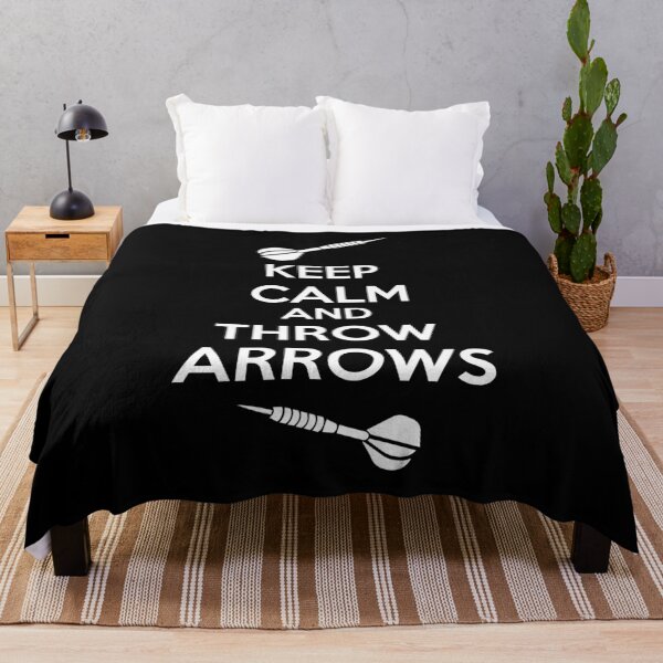 Item preview, Keep calm and throw arrows (dark coloured items) designed and sold by FlawlessCheese.