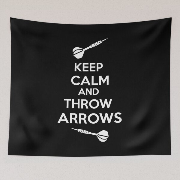 Item preview, Keep calm and throw arrows (dark coloured items) designed and sold by FlawlessCheese.