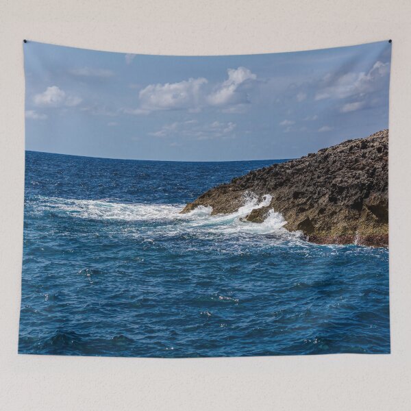 Item preview, Waves beating against the rocks designed and sold by lena-maximova.