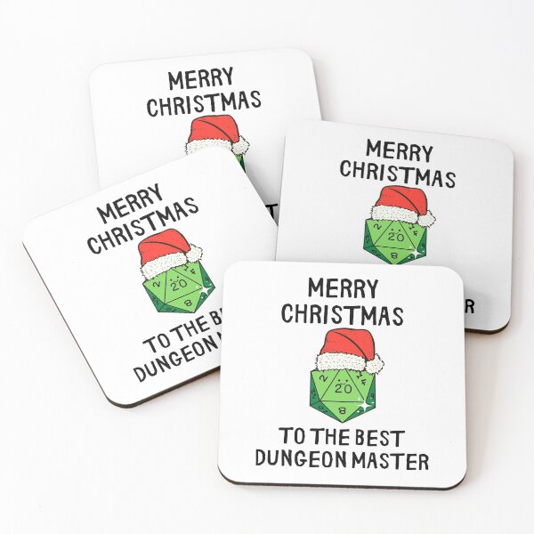 Item preview, "Merry Christmas To The Best Dungeon Master" D&D Xmas Print designed and sold by ToplineDesigns.