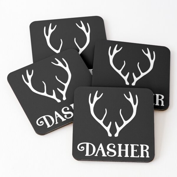 Aperçu de l'œuvre Dasher Santas Reindeer créée et vendue par CoolYule.
