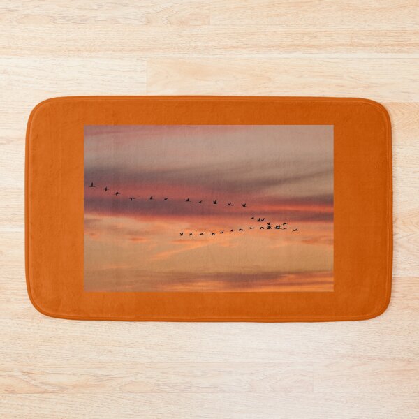 Item preview, Among the shades of orange. Evening of the cranes designed and sold by Jouko Lehto Photography.